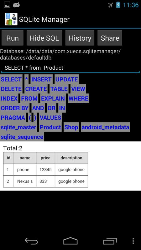 Android studio sqlite database examples